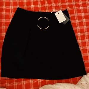 C/meo collective black mini skirt